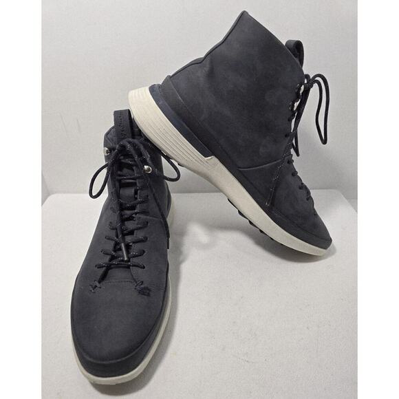 Wolf and Shepherd Crossover Hiker Winterized Boot Mens 12 Navy Blue Leather - Picture 1 of 13